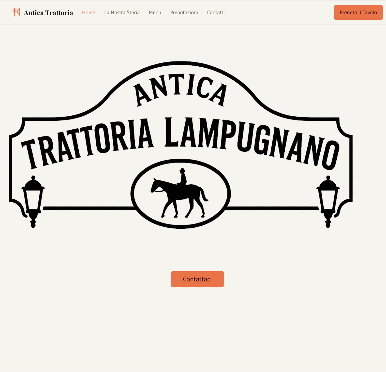 Codice Web - Sito Web Trattoria